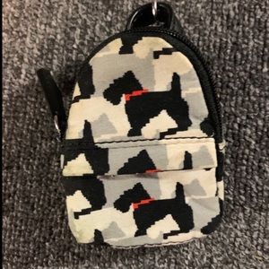Tiny Vera Bradley backpack keychain